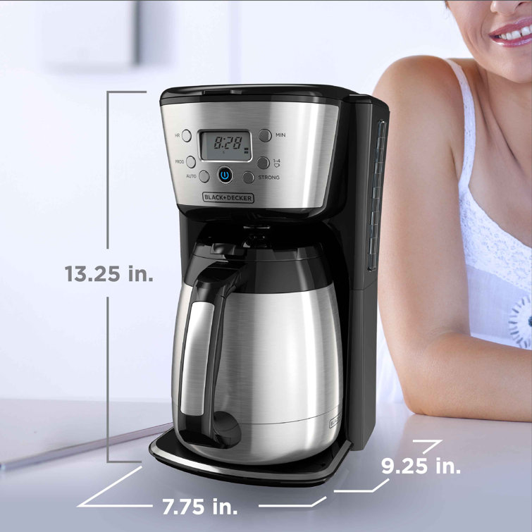 Black & Decker 12Cup Thermal Carafe Coffee Maker & Reviews Wayfair